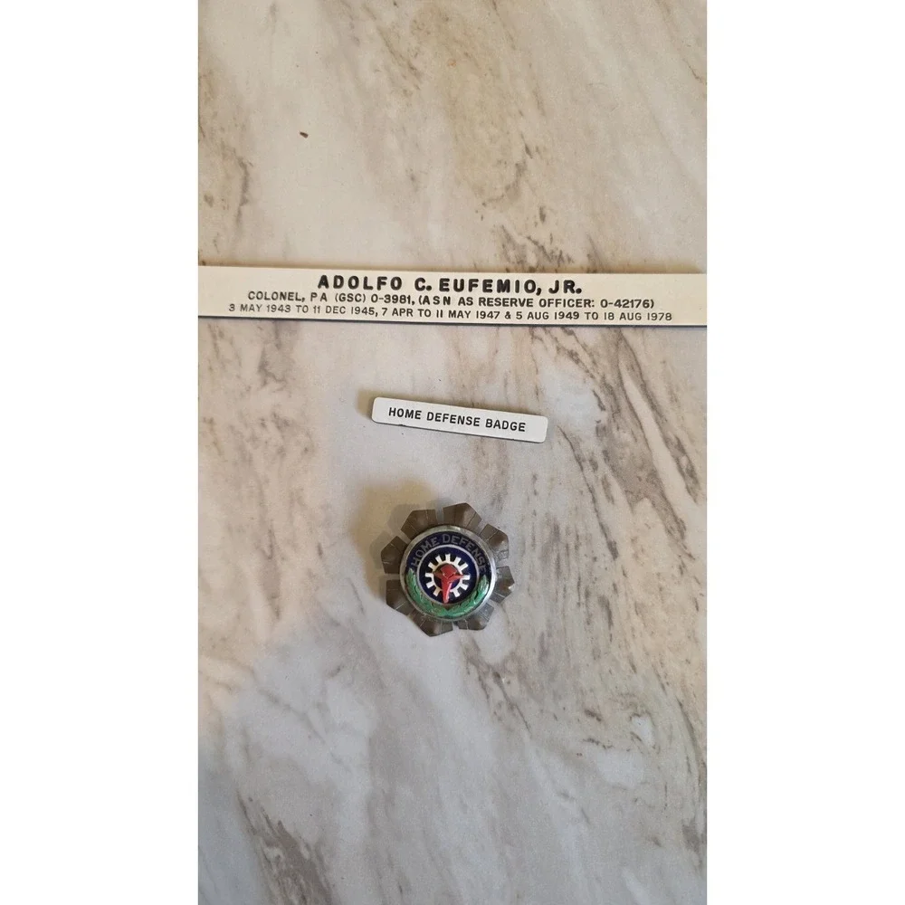 RARE HOME DEFENSE BADGE medal. top inscription is not included in the sale